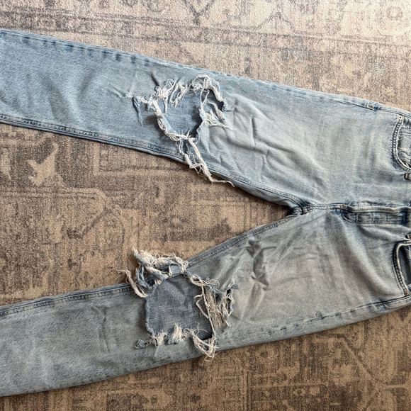 Agolde Light Blue Denim Jeans - Picture 1 of 7